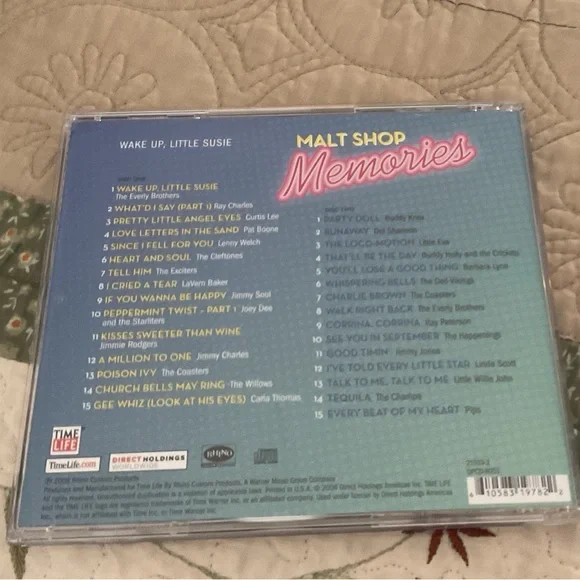 TIME LIFE, SUPERSET MALT SHOP MEMORIES 8 CD'S 240 TRACT SONGS